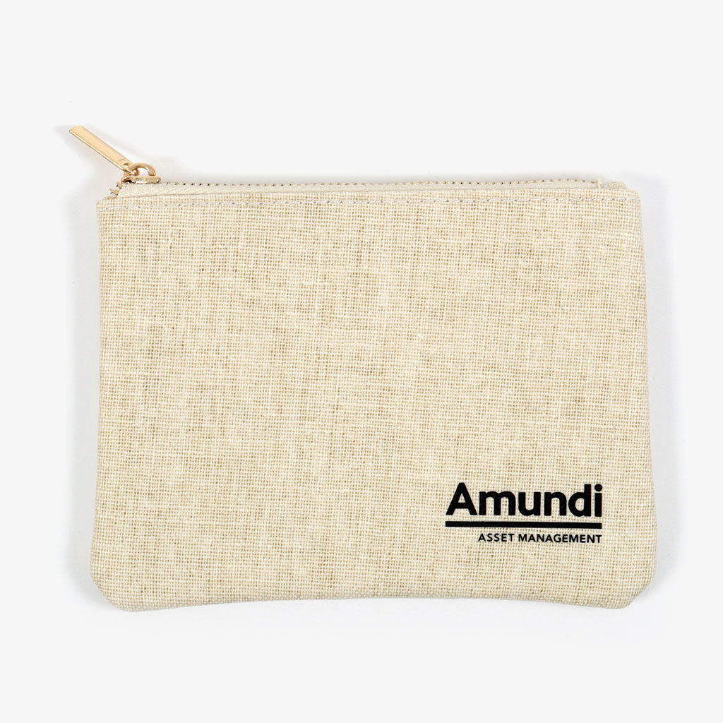 Pochette Zippée en Lin — Amundi